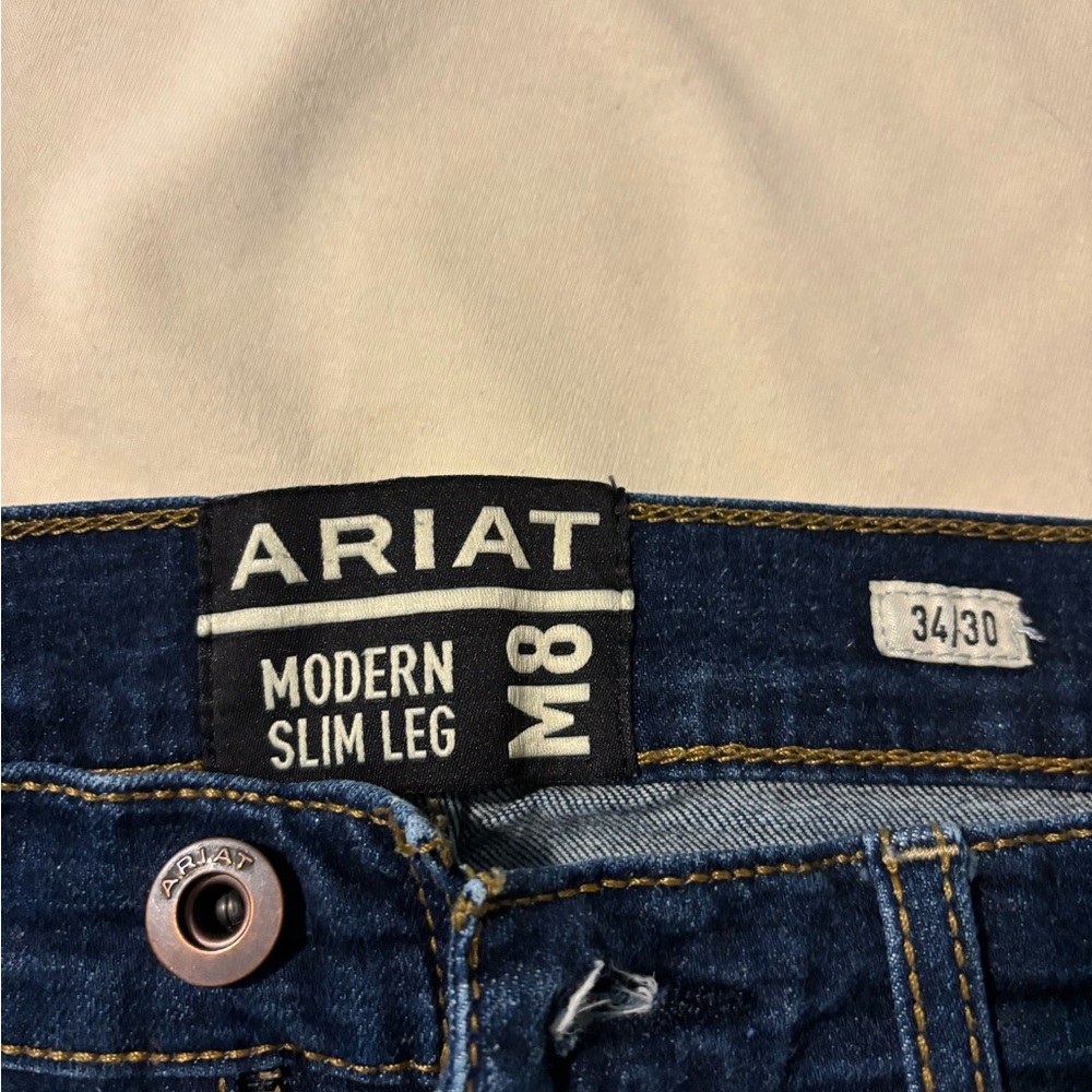 Ariat Men's Slim Fit Jeans - Dark Blue